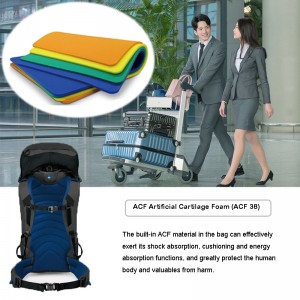 Pohodlné PU polštáře Materiály Cestovní zavazadla Vložka Ochrana proti nárazu （ACF）