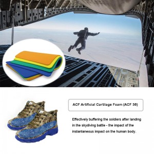 Air Force Skydiving Safety Landling Boots Polštářové ochranné materiály （ACF）