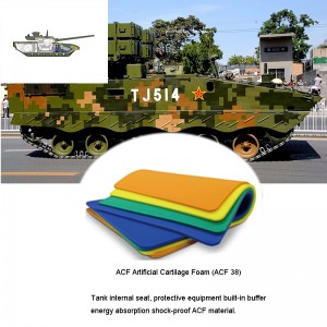 Vojenský tank Airdrop Udržujte nádrže Stabilní materiály sedáku kola Wheel ACF）